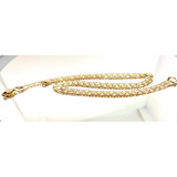 Cadena Italiana Oro Macizo Florentino 14k. Ley Tejido Ancor