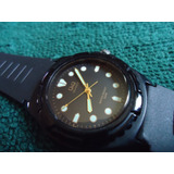 Q Q By Citizen Reloj Vintage Retro Negro