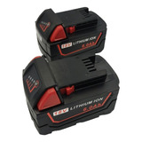 2 Baterías Para Milwaukee, Pila M18 Xc 6.0 Amp 18v Milwakee