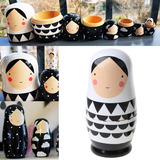 6 Piezas Muñecas Rusas Babushka Matryoshka