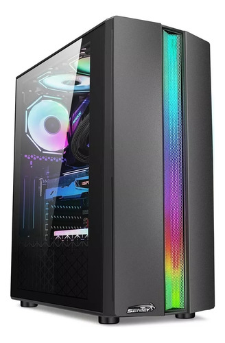 Gabinete Pc Gamer Sentey R20 Sf Usb 3.0 Rgb Filtro Atx