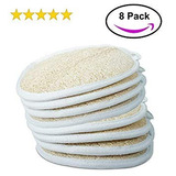 Mym Exfoliantes De Lufa Almohadillas De Gomaespuma (paquete 