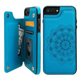 Funda Para iPhone 7 Plus/8 Plus (color Azul/marca Vaburs)