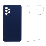 Carcasa Para Samsung A72 5g Silicona + Lamina De Hidrogel