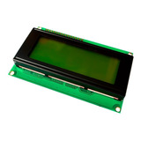 Display Lcd 2004 Backlight Verde 20x4 + Serie I2c Arduino