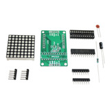 Matriz De Led 8x8 Azul Max7219 Arduino Pic Kit Para Armar