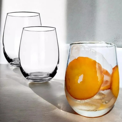 Vasos De Vidrio Napa Glassia 500ml 12 Piezas Apto Lavavajillas | Envío gratis