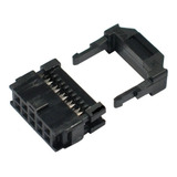 Conector Idc Latch Femea 10 Vias P/ Flat -  Fc10 - 10pçs.