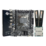 Mougol Kit Placa Madre Cpu X99 Intel Xeon E5 2630v4 32 Gb De