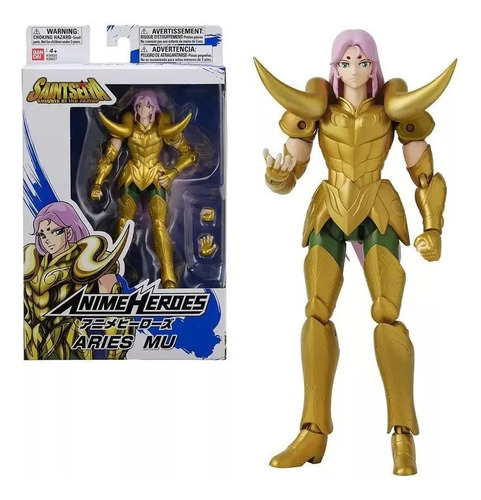 Figura Bandai Saint Seiya Anime Caballeros Zodiaco Mu Aries