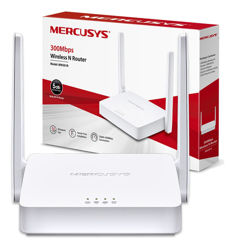 Roteador Mercusys Wireless N Mw301r 300mbps 2 Antenas Wifi