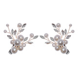 Hebilla De Zapato Floral Con Diamantes De Imitación Y Perlas