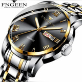 Fngeen 4002 Rel Gio Masculino A Prova D Gua Luxo Casual