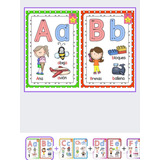 Kit Imprimible Abecedario Tarjetas Pdf