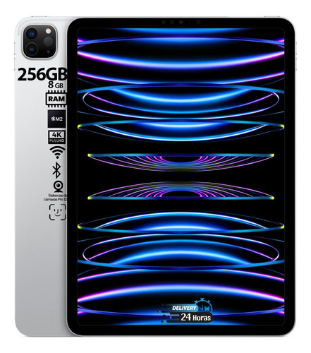 Apple iPad Pro 11 De 4ª Geração (2022) Chip M2 De 256 Gb, Cor Prata