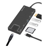 Dock Multifuncional Usb Tipo C A Sd Usb 3.0 Hdmi Ethernet 