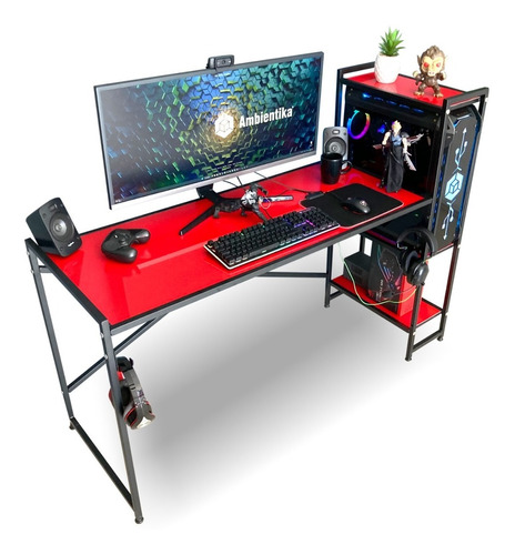 Desk-top Modelo J Escritorio Gamer / Home Office Ambientika