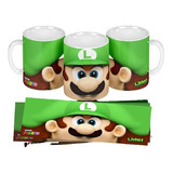 Pocillo Mug  Luigi Super Mario Vaso Taza Ceramica