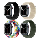 4 Correas Para Apple Watch Band Series Ultra 8 7 Se 6 44 40