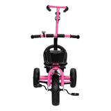 Triciclo Infantil Com Apoiador - Rosa