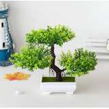 Árbol Bonsai Artificial Con Maceta Decoración Oficina Hogar