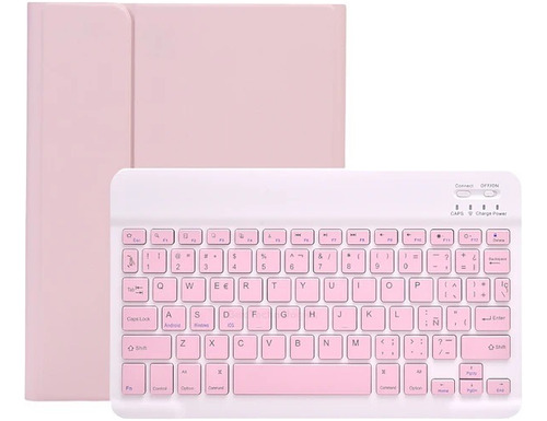 Carcasa Con Teclado Para iPad 9gen 10.2 Pulgadas