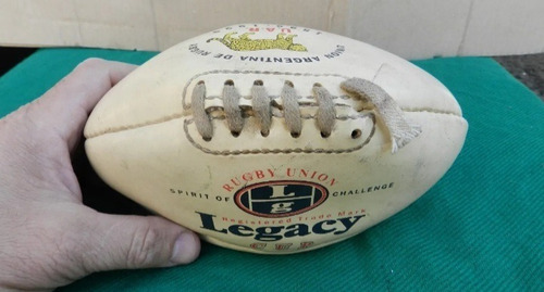 Antigua Pelota Rugby Union Legacy Cuero Decoracion