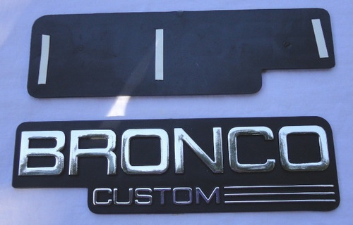 Emblema Ford Bronco Custom Foto 4