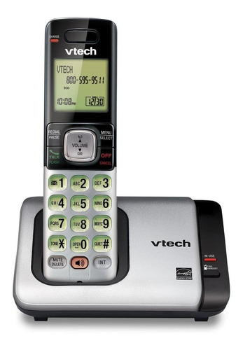 Teléfono Inalámbrico Vtech Cs6719 Gris Y Negro