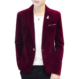 Blazer Traje Saco Diseño Coreana Moda Formal Para Hombres