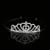 Tiaras De Boda De Cristal Con Forma De Corona De Reina Y Pri