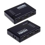 Hub Switch Hdmi 5x1 Áudio E Vídeo Divisor 1080p Com Controle