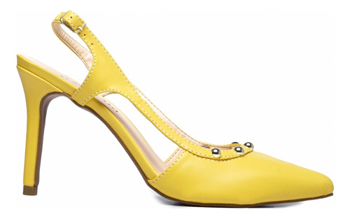 Sapato Scarpin Amarelo Torricella Promoção Oferta Barato