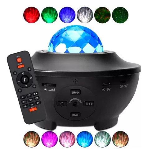 Proyector Led Universo Estrellas Galaxia Bluetooth Parlante