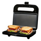 Parrilla Electrica Para Sandwich Panini Ovente Luces Led