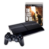 Sony Playstation 3 Super Slim 500gb The Last Of Us Cor  Charcoal Black