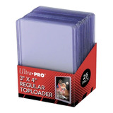 25 Toploaders Ultra Pro Para Tarjetas Coleccion Y 25 Sleeves