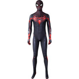 Spider-man Ps5 Spider-man Miles Morales Traje De Batalla Superior Cosplay