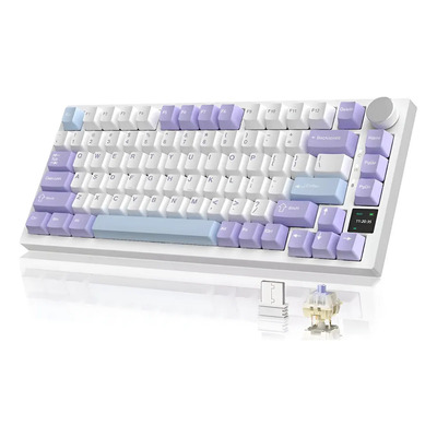 Teclado Mecánico Ajazz Ak820 Pro 75% USB-C con Display y RGB | Envío gratis