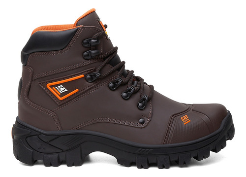 Coturno Bota Catpriime Com C.a Biqueira Pvc Couro Premium 