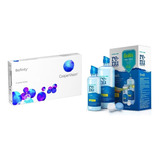 Lentes De Contato Biofinity Com Grau Coopervision + Kit Renu