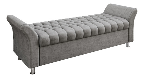 Recamier Roma Queen 160cm Em Veludo