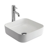 Bacha De Baño De Apoyar Ferrum Tori Lk394 Blanco 