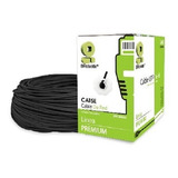 Bobina Cat5e Para Exteriores, Cca Utp, Negro, 200 Metros