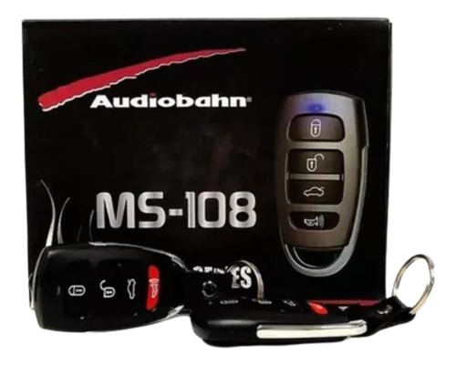 Alarma Para Auto Audiobahn Ms108 + 2 Seguros Y 3 Relevadores