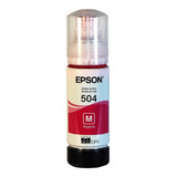 Botella De Tinta Epson T504320 Magenta 70 Ml Original Kt