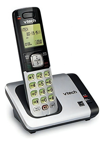 Teléfono Vtech Cs6719 Inalámbrico - Color Gris/negro