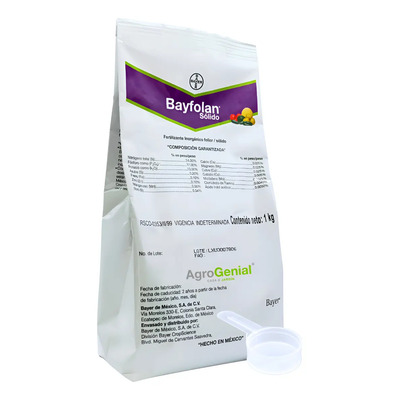 Bayfolan Solido 1kg Fertilizante Foliar Nutriente Plantas | Envío gratis