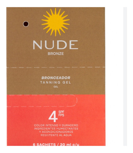 Nude Bronceador Tanning - mL a $60000