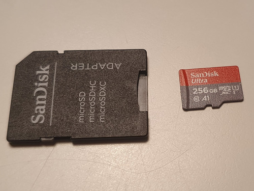 Memoria Micro Sd Sandisk Ultra 256 Gb U1 A1 Usada Mb Estado